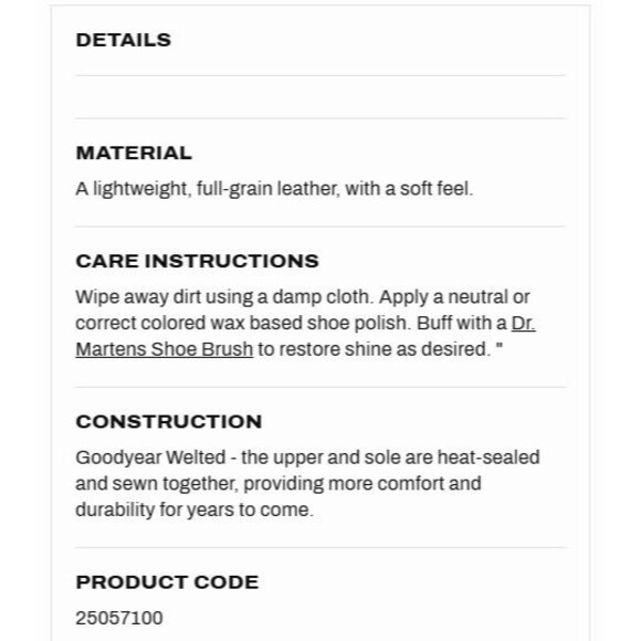 Dr. Martens 1460 Softy T Women 6 Combat Boots White Leather Block Heel NIB $170 - Picture 15 of 15